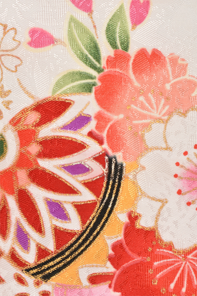 三歳祝着セット[白・鞠]