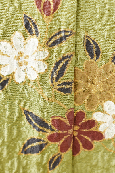 卒業袴[振袖・抹茶花紋]