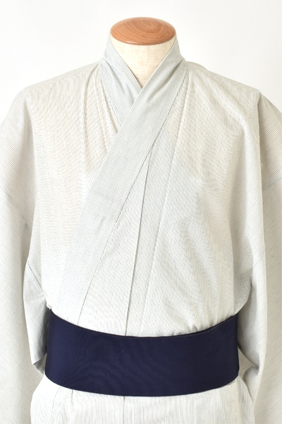 浴衣[175-183cm・白縞]