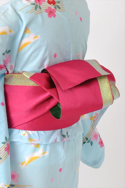 ゆかた(うさぎ・桜)