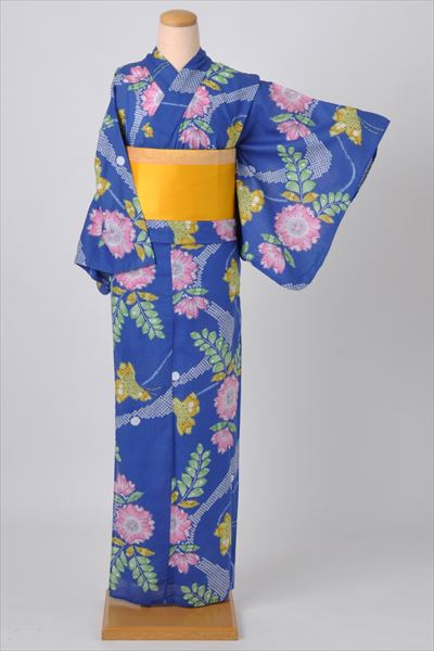 ゆかた(絞り・花)