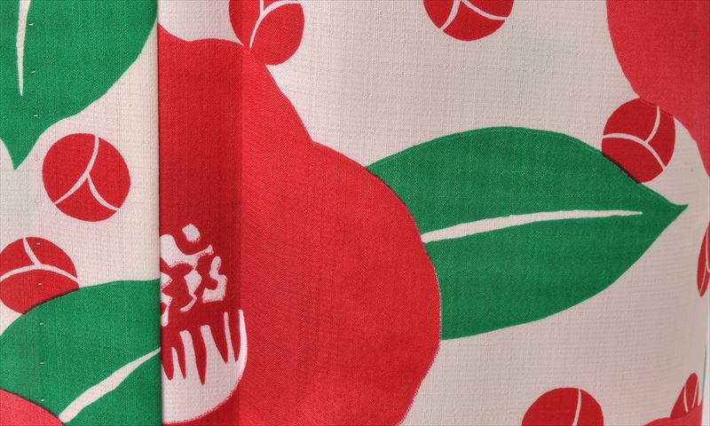 ゆかた(椿・ポリエステル)