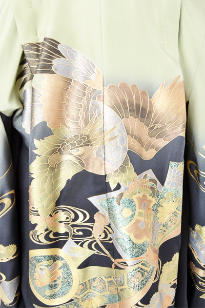 5歳祝着[淡い緑色・束ね熨斗]