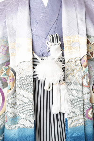 5歳祝着[深緑色・兜]