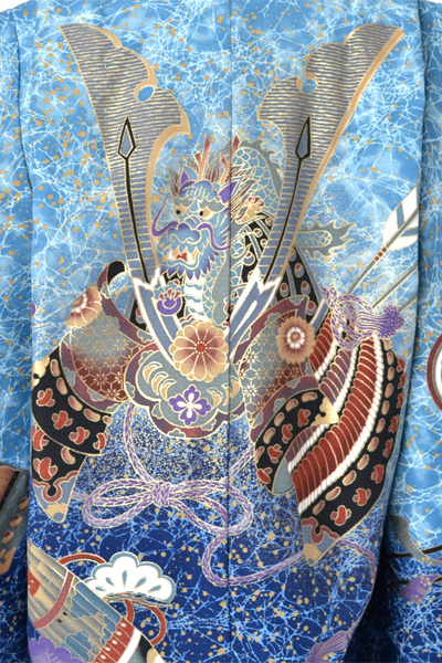 5歳祝着[黒色・龍]