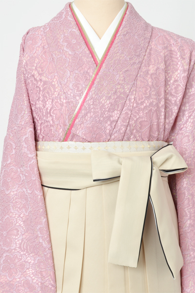 卒業袴［ピンクレース］