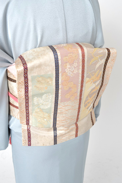 訪問着[青系・花]