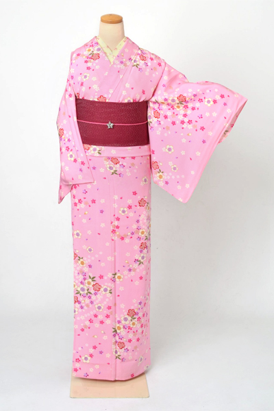 単衣小紋[桜]
