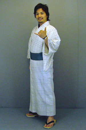 ゆかた[161-171cm](格子)