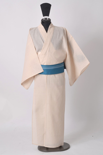 浴衣［175-185cm］（ベージュの無地）