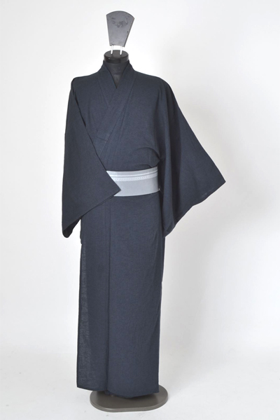 浴衣［173cm〜183cm］(鉄紺の細嶋模様)