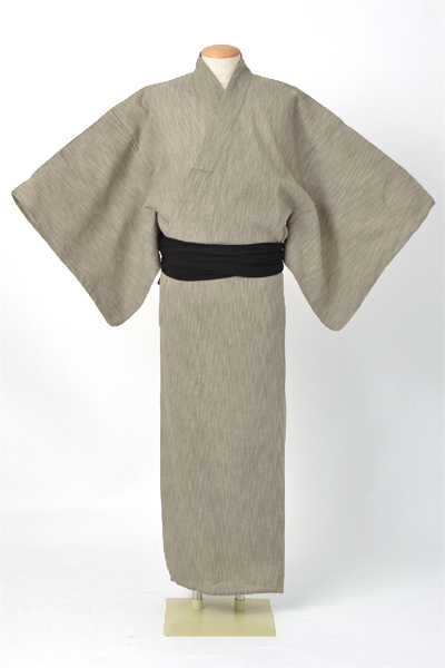 浴衣［174cm〜184cm］(砂色の線模様）