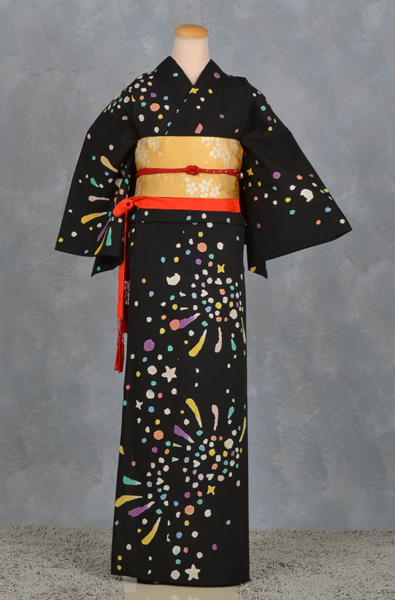 浴衣(Tumori　chisato・帯KANSAI)