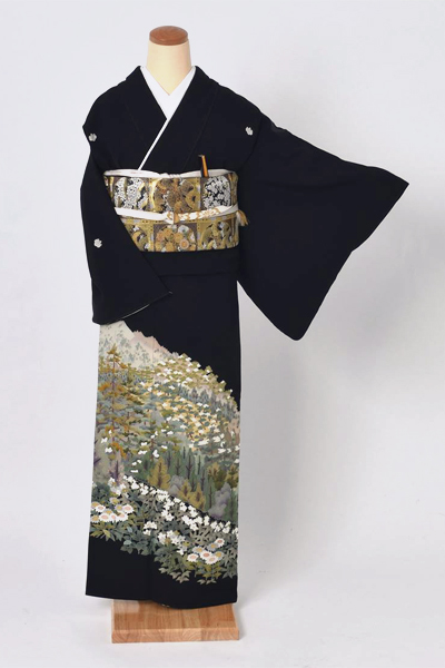 黒留袖〔絵画の様な美しい風景  〕
