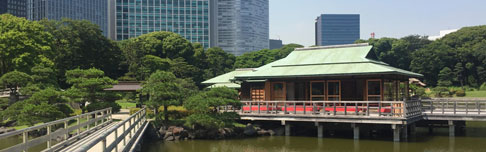 着物の出張撮影浜離宮恩賜公園