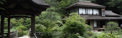 着物の出張撮影三溪園(横浜)